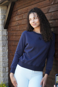 Sculpt Align Crewneck Sweatshirt | Navy